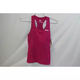 2XU Womens Active Tri Singlet Ultra Violet/Prism Purple XS Extra Small, Cycling