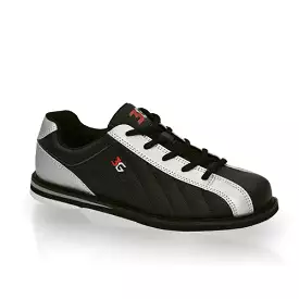 3G Unisex Bowling Shoes Black/Silver