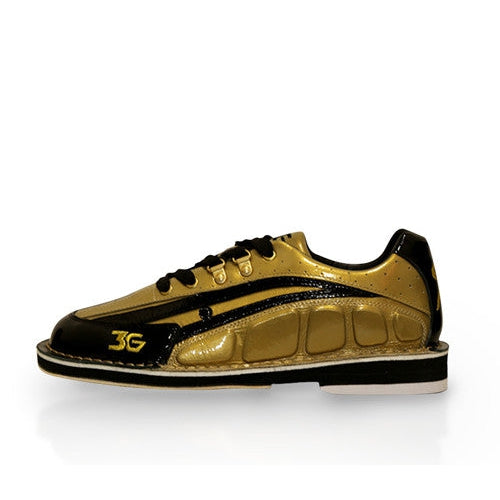 Gold/Black Right Hand Bowling Shoes - 3G Men's Belmo Tour S