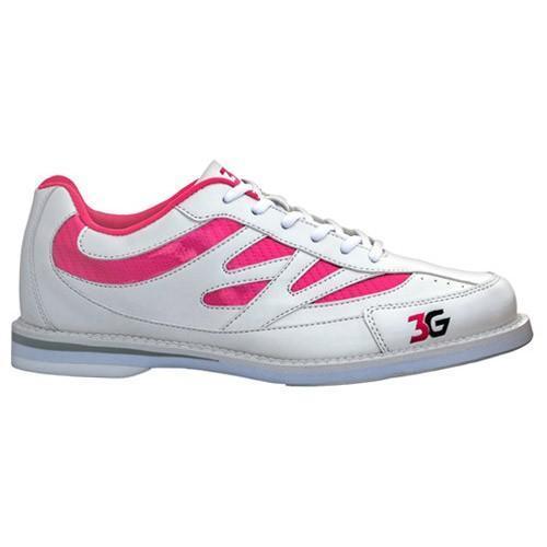 3G Women's Bowling Shoes - Cruze White Pink