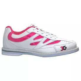 3G Women's Bowling Shoes - Cruze White Pink