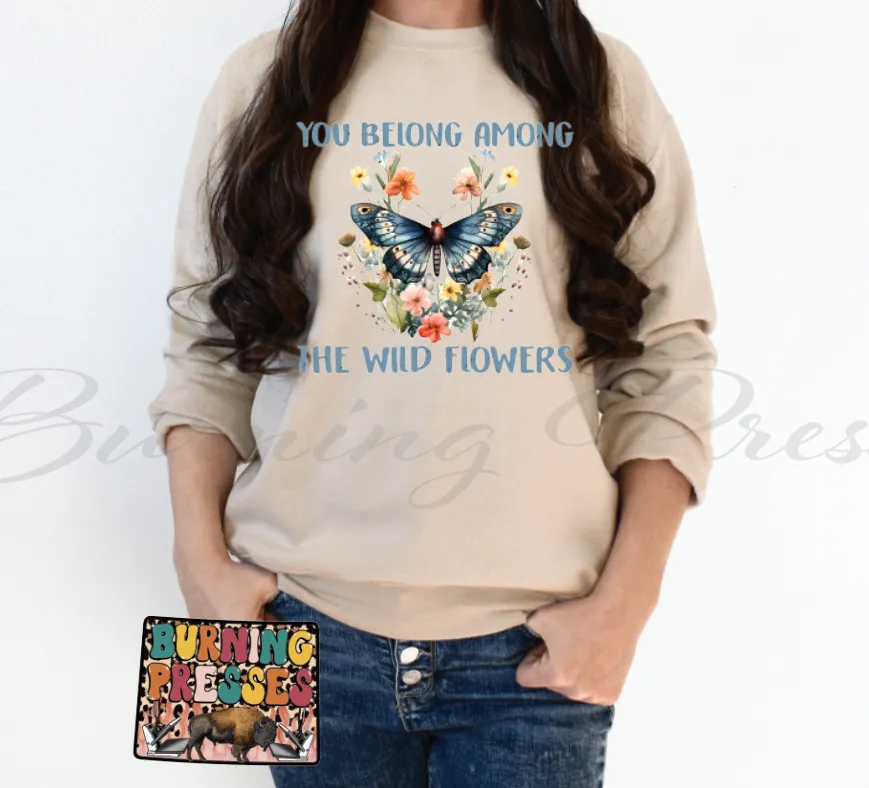 934 Wild Flowers DTF/Sublimation Transfer