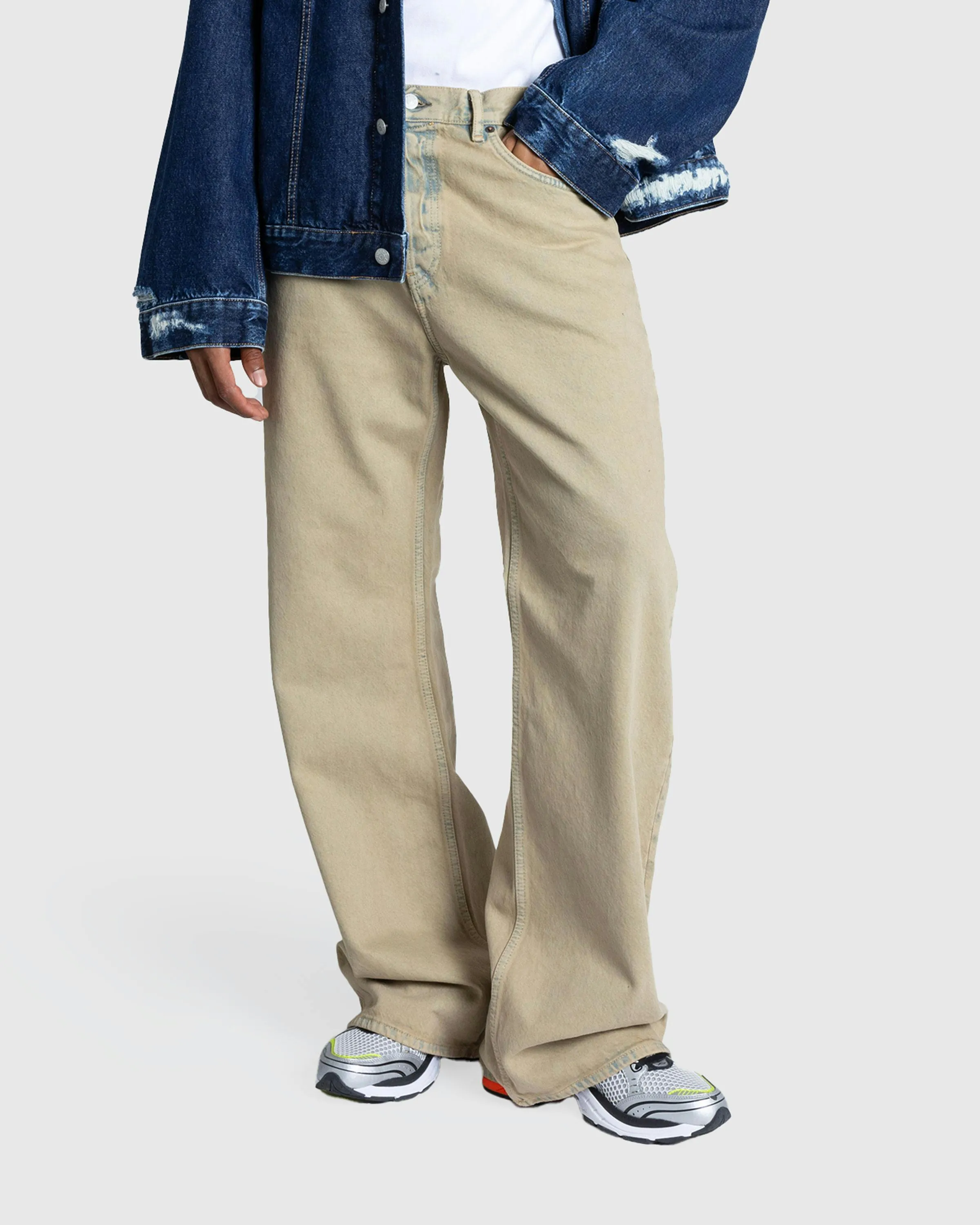 Acne Studios Loose Fit Jeans 2021M Light Sand Highsnobiety Shop