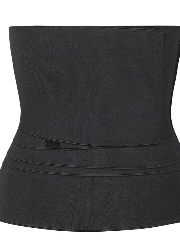 Active Women's Black Waist Trainer - Spandex Waist Training Essential