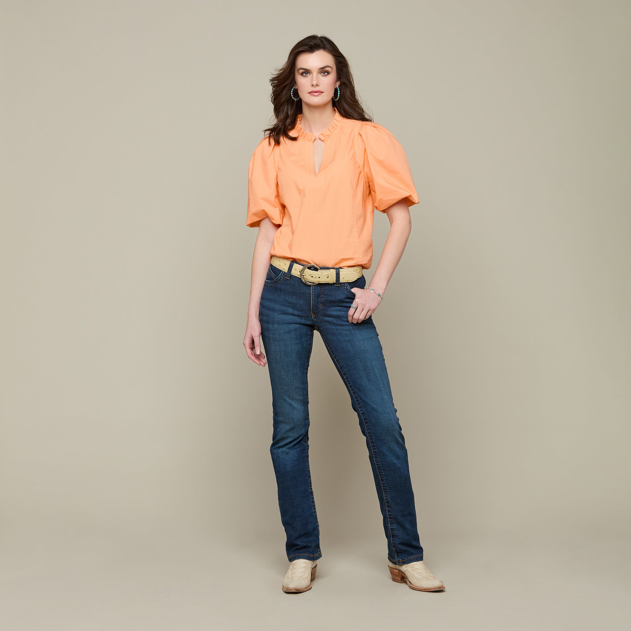 Melon Peach Top by Addison