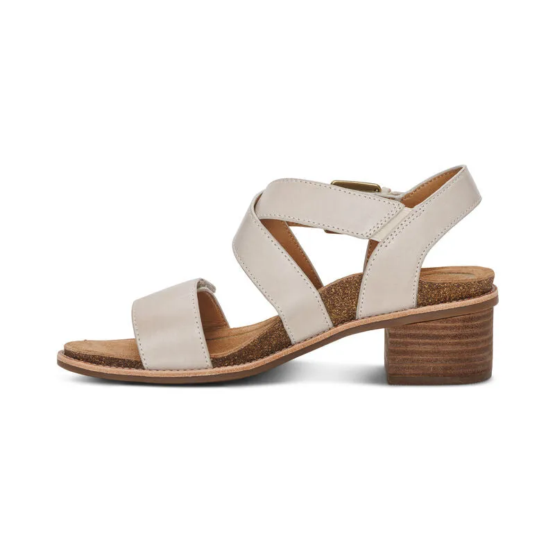 Aetrex Kristin Ivory Womens Sandal