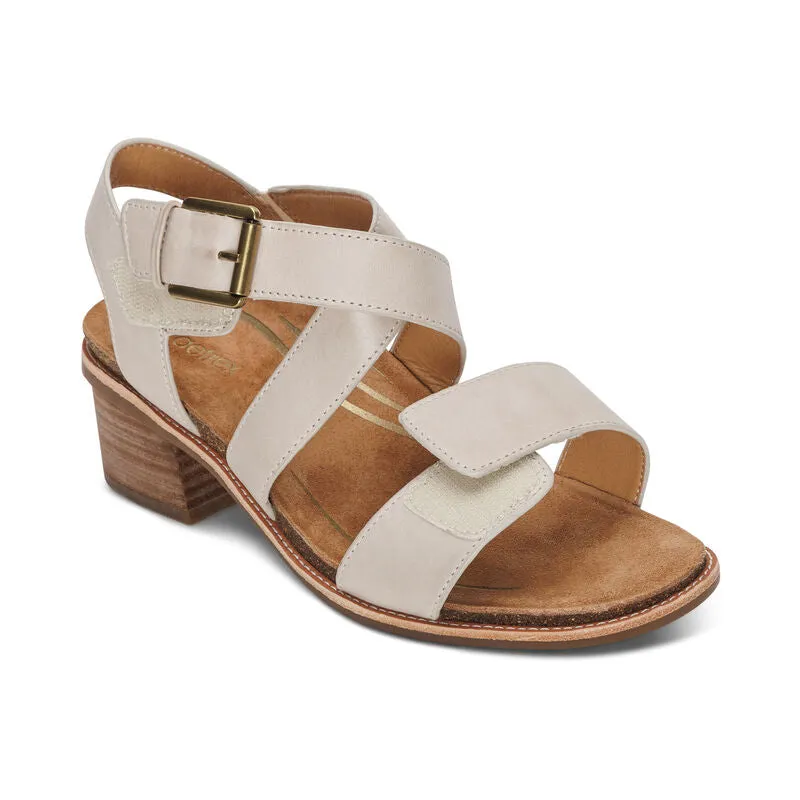 Aetrex Kristin Ivory Womens Sandal