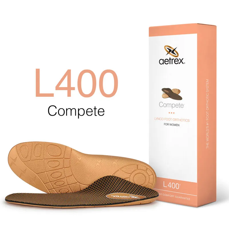 Aetrex L400 Women's Orthotic Insoles for Active Lifestyles