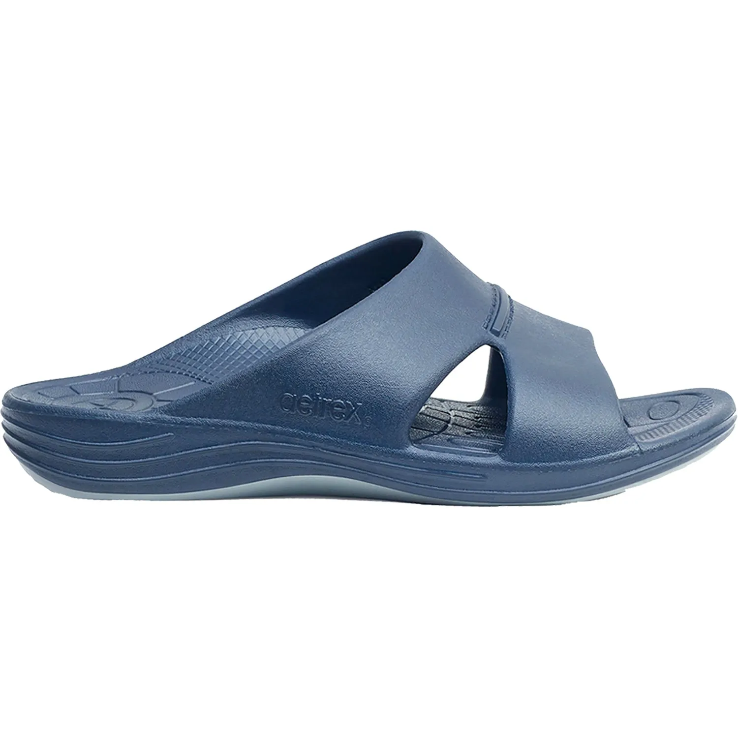 Aetrex Men's Bali Navy EVA Sandals