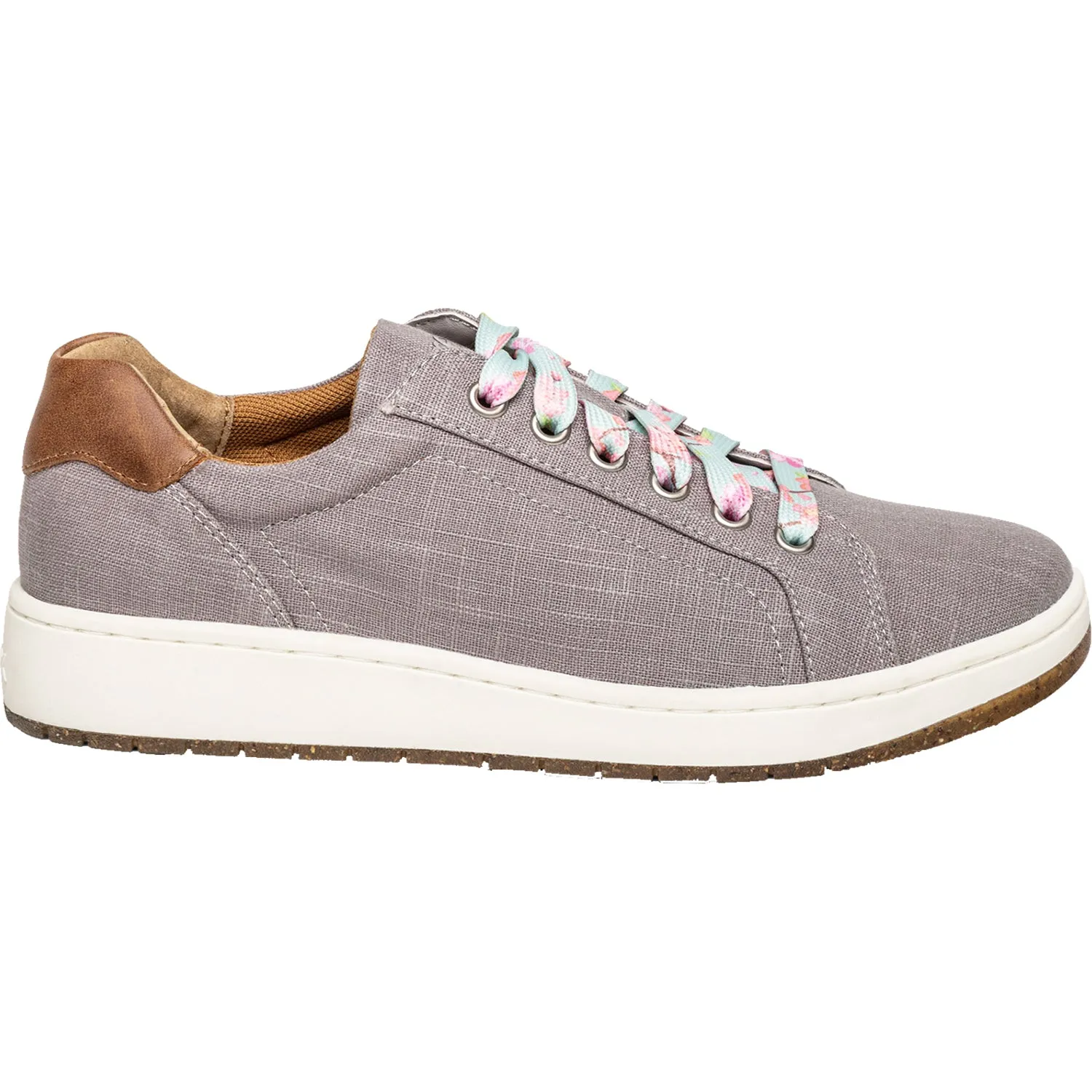 Aetrex Renee Grey Canvas Shoes for Women