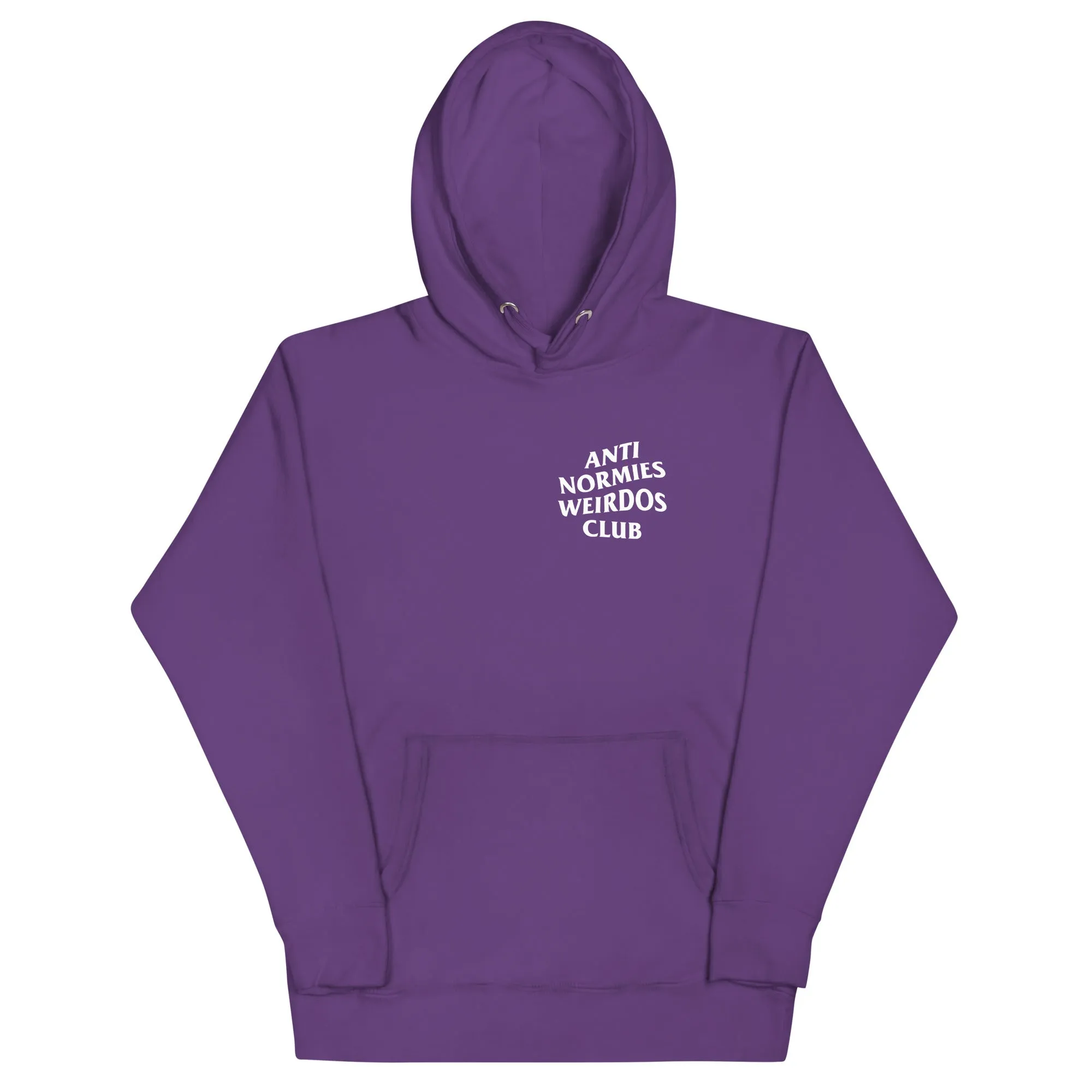 Anti Normies Weirdos Club Hoodie Purple