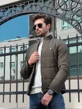 Astoria Slim Fit Double Sided Goose Down Khaki Winter Coat