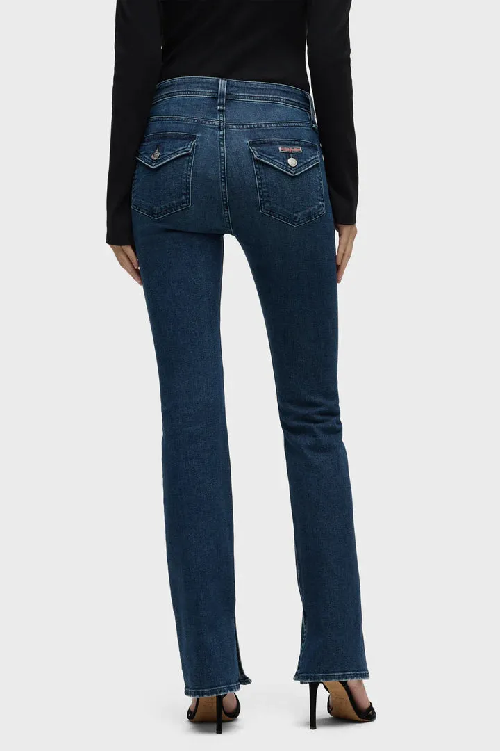 Barbara High Rise Bootcut Flap Jean Olympia