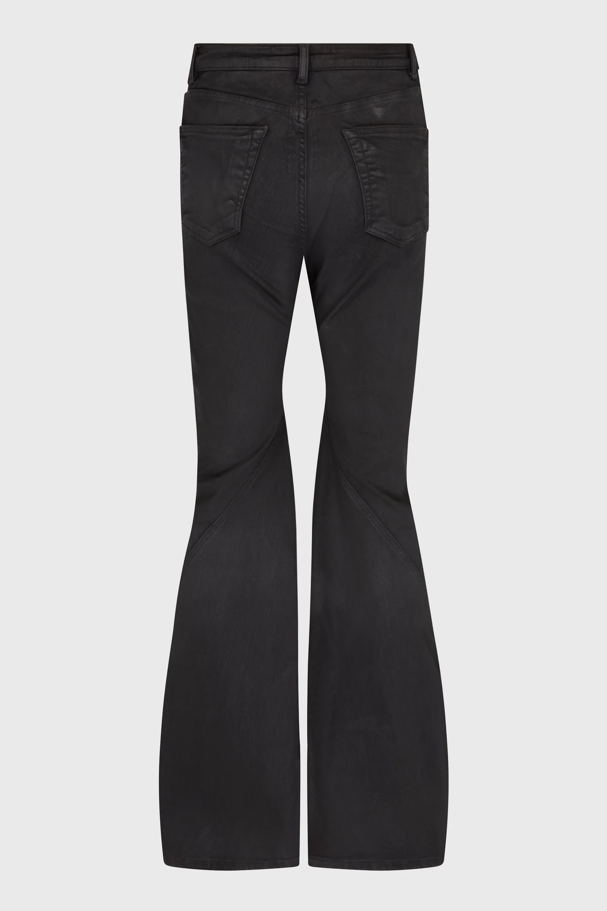 Bias Bootcut Black Wax Jeans