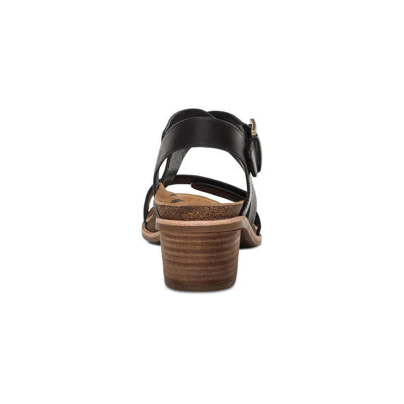 Black Aetrex Kristin Women's Sandal