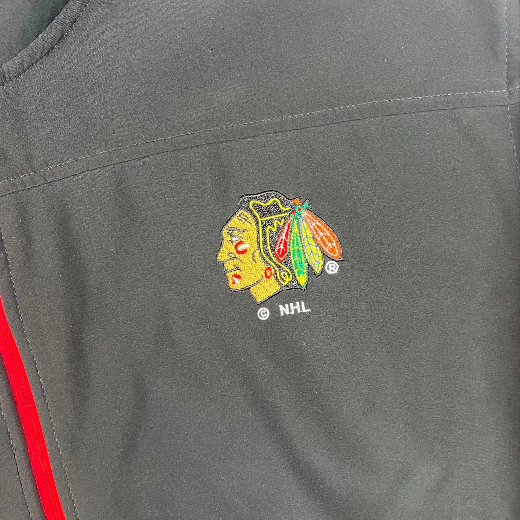 Black Chicago Blackhawks NHL Jacket