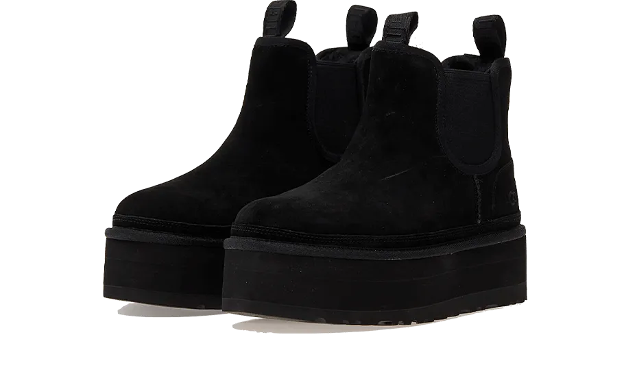 Black UGG Neumel Platform Chelsea Boot