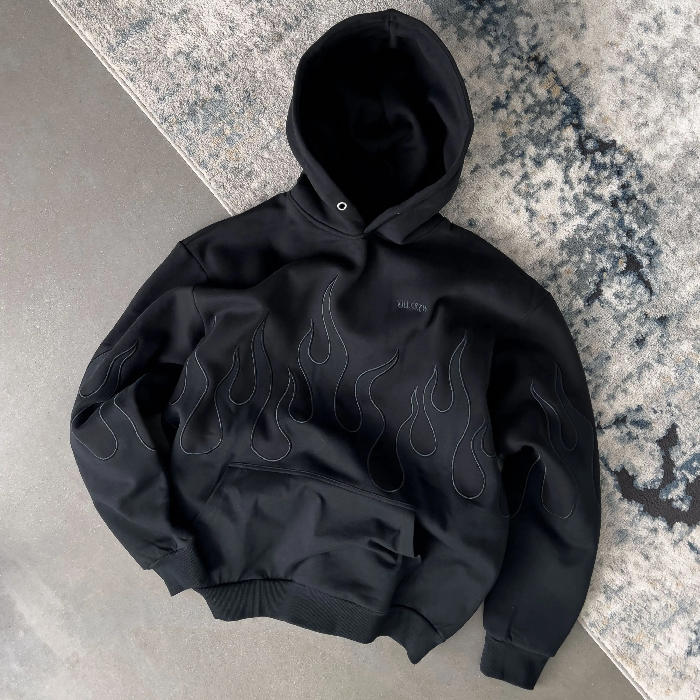 Blackout Oversized Premium Heater Hoodie