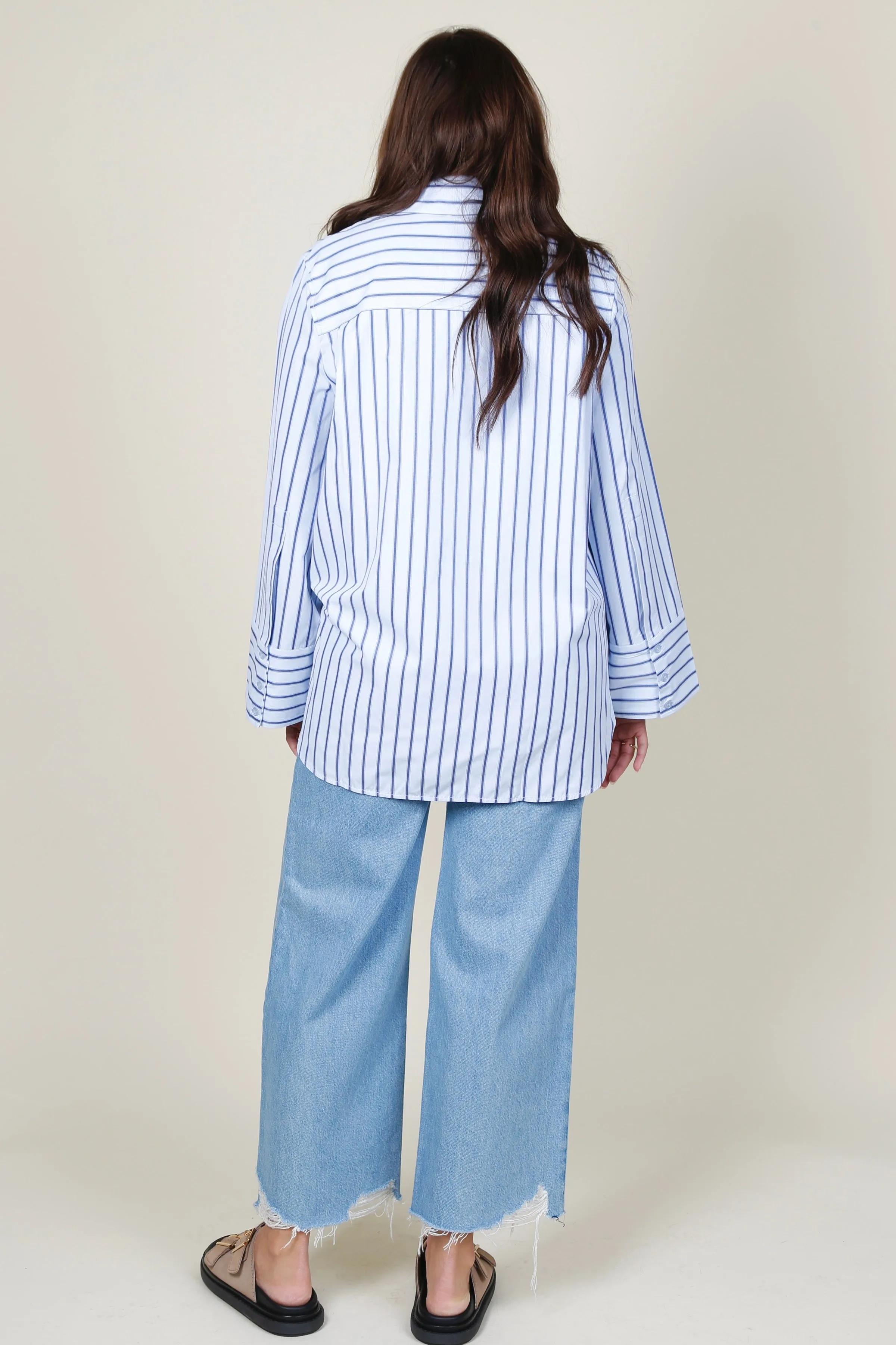 Blanca Fern Shirt - Ocean Blue