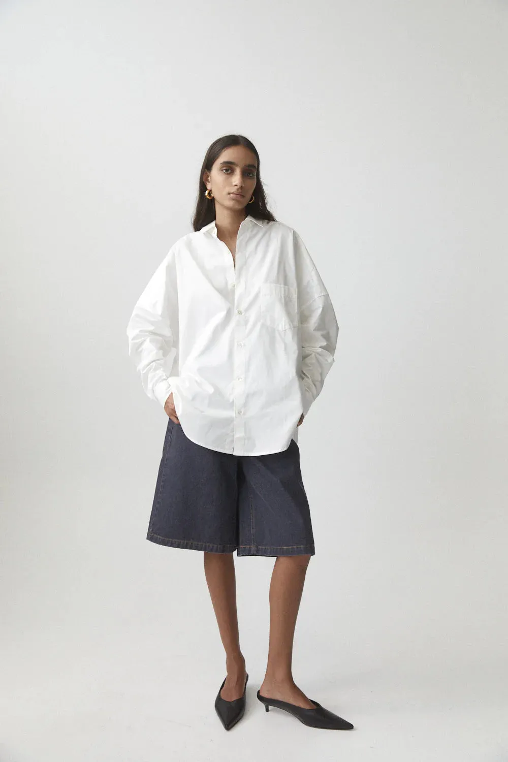 BLANCA white Jeanne shirt