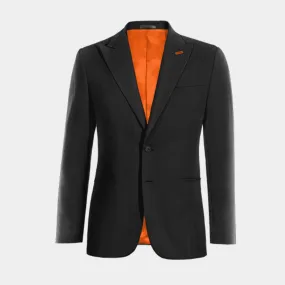  Blazer negro Ónix solapa en pico esencial