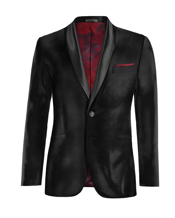  Blazer Smoking negro Ónix de terciopelo esencial