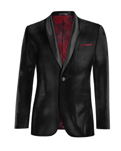  Blazer Smoking negro Ónix de terciopelo esencial