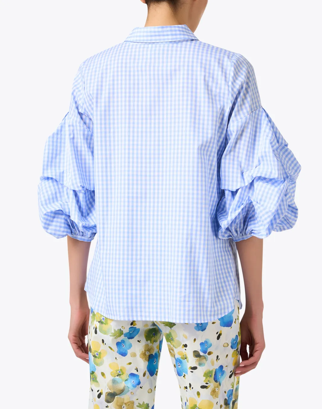 Blue Gingham Cotton Shirt for Sale | Salla Official Website