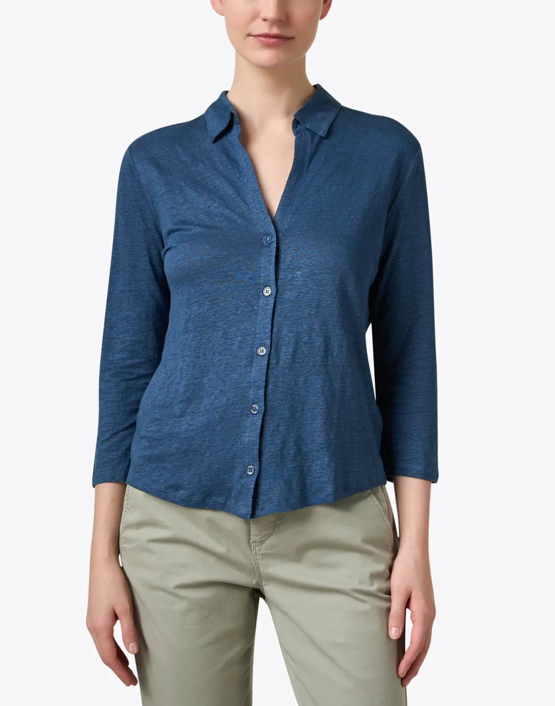 Blue Linen Shirt