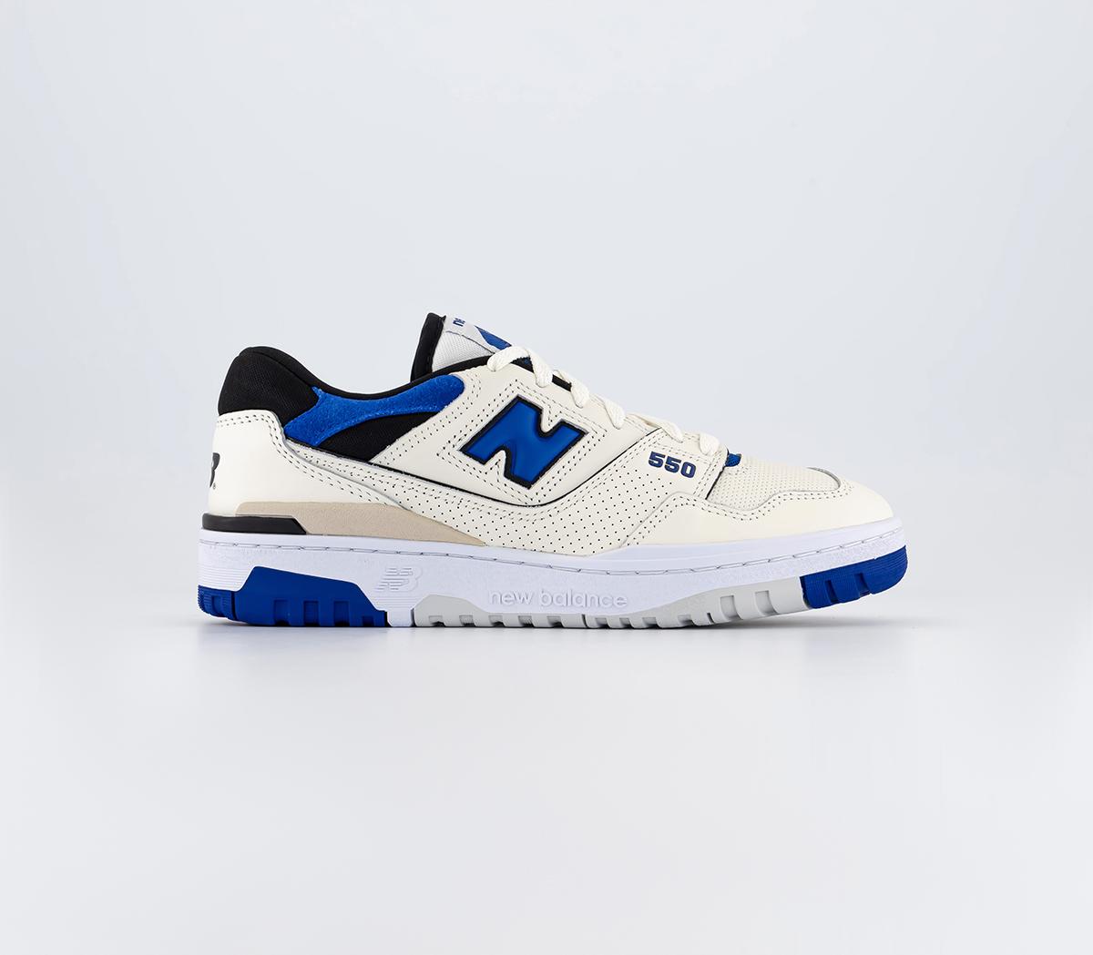 Blue White Off White BB550 Trainers - New Balance