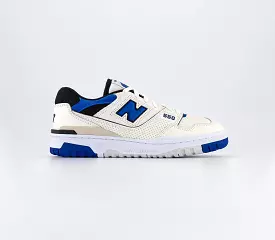 Blue White Off White BB550 Trainers - New Balance