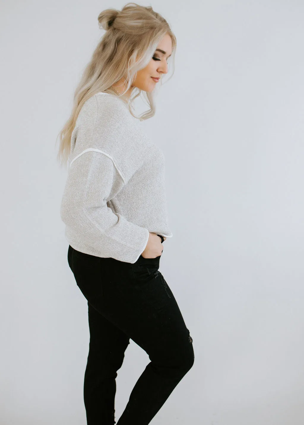 Brie Knit Sweater Top - FINAL SALE