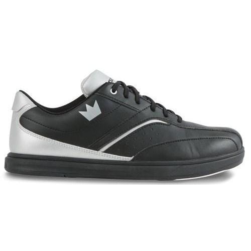 Brunswick Men's Vapor Black Silver Bowling Shoes