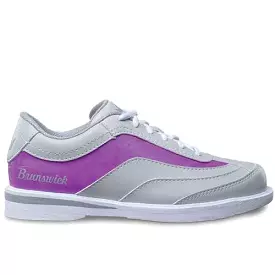 Brunswick Women's Grey/Purple Bowling Shoes (Right Hand)