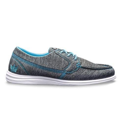 Brunswick Women's Grey Blue Bowling Shoes