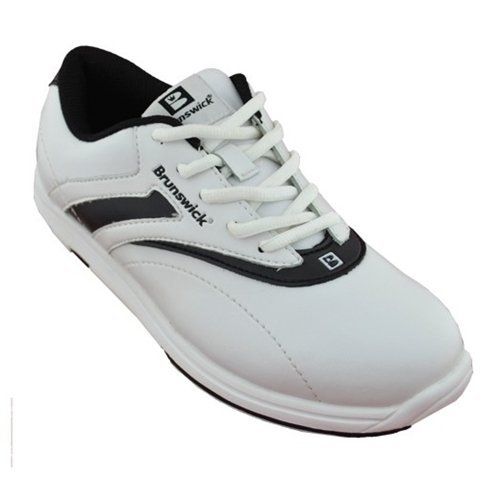 White Black Bowling Shoes for Women - Brunswick Silk