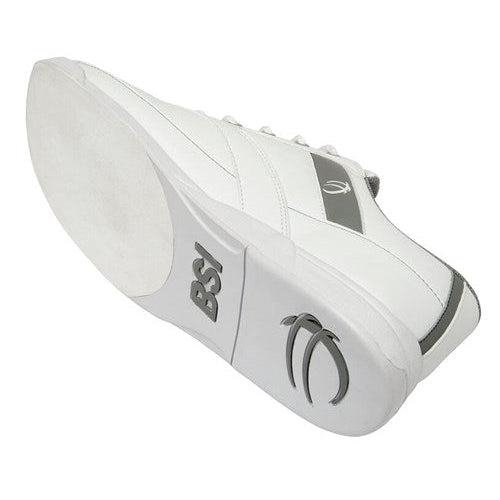 BSI Men's White/Grey Bowling Shoes #580