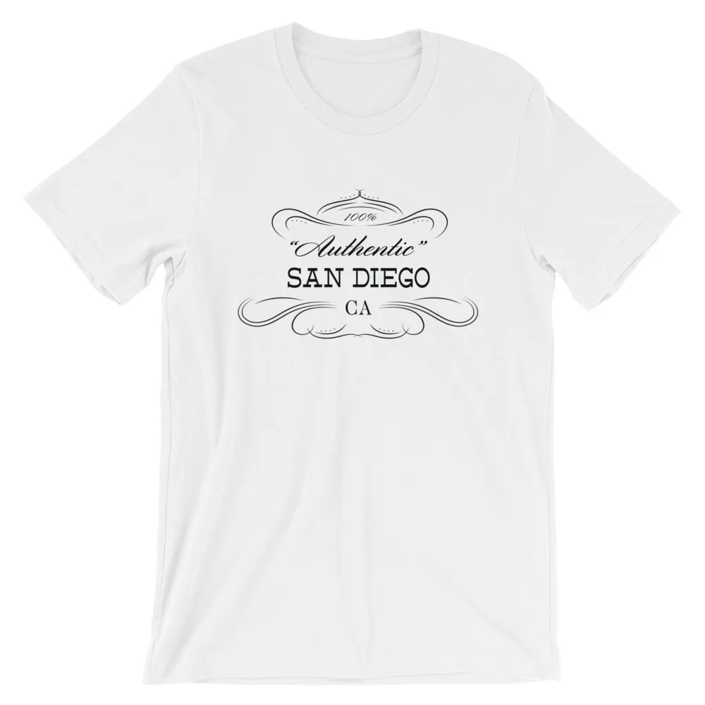 California T-shirt - San Diego Themed Unisex Short-Sleeve Apparel