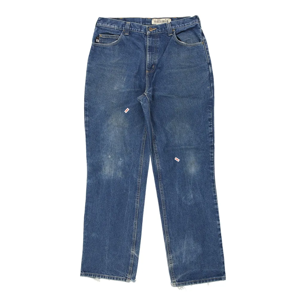 Carhartt Blue Cotton 32W 34L Jeans