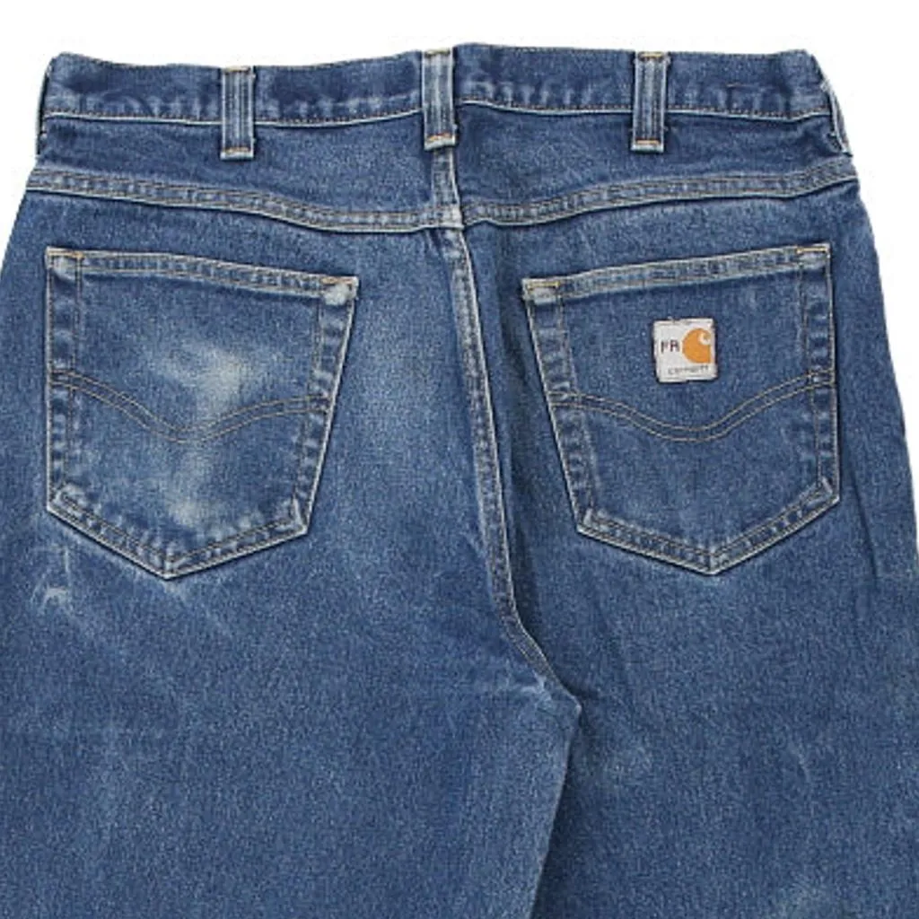 Carhartt Blue Cotton 32W 34L Jeans