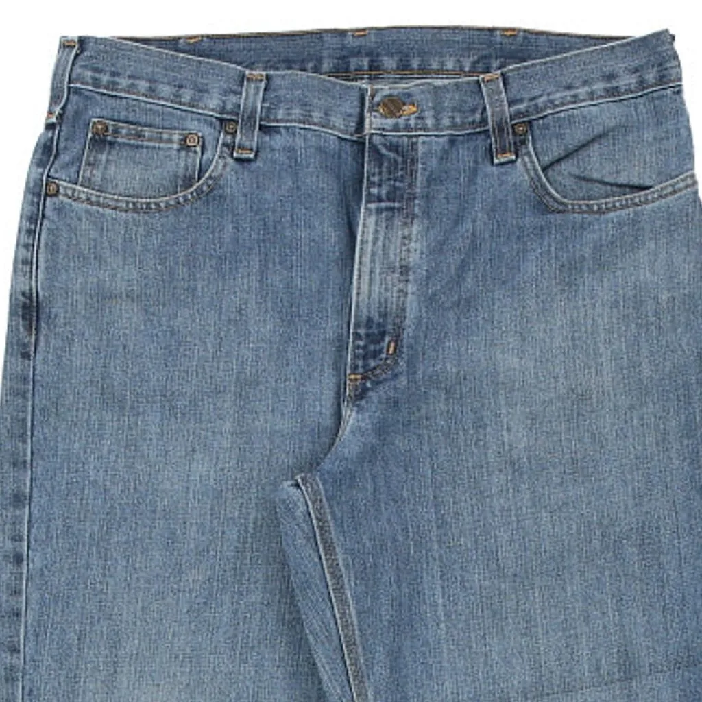 Carhartt Blue Cotton 36W 36L Jeans