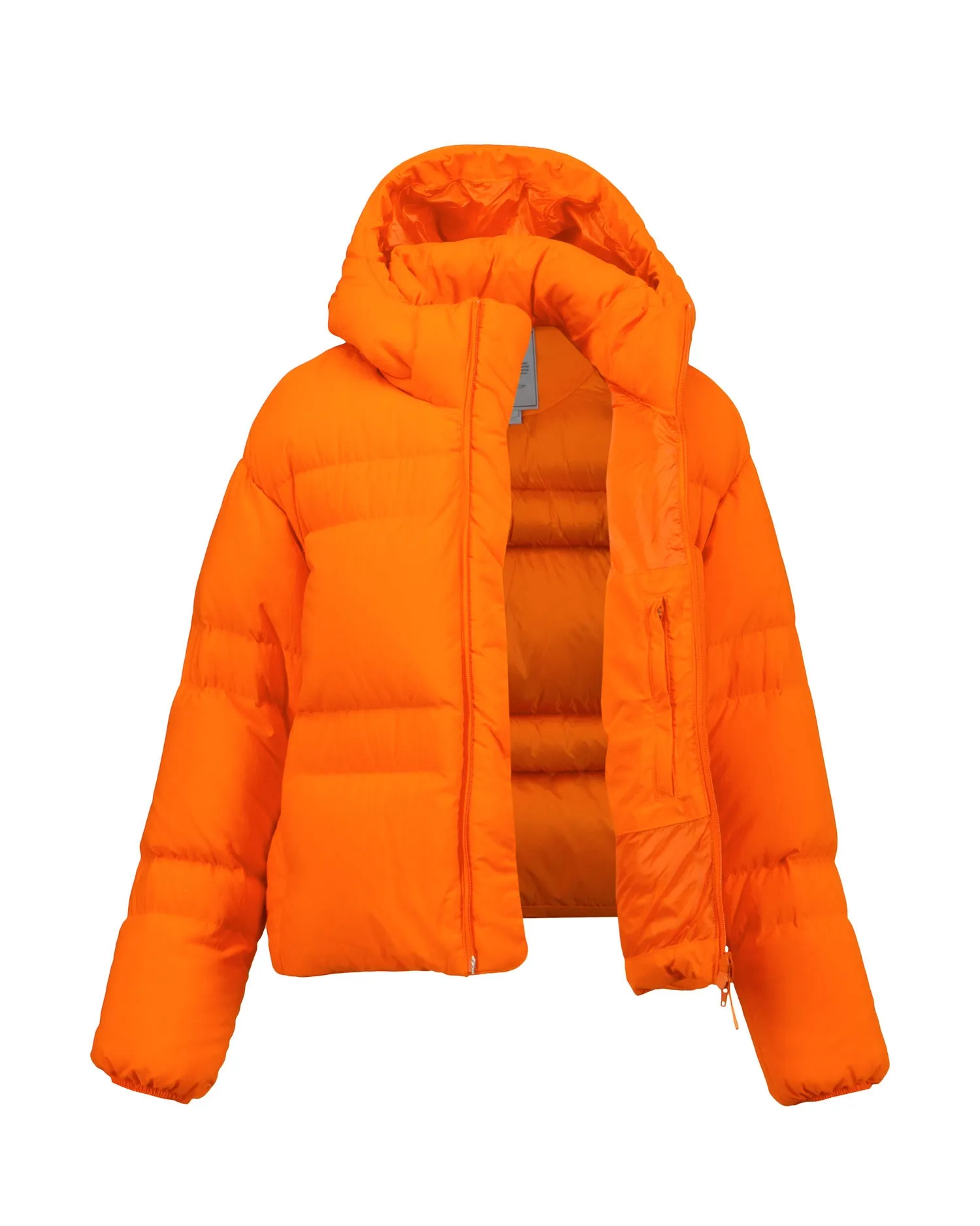 Classic Puffy Down Orange Jacket HS7452