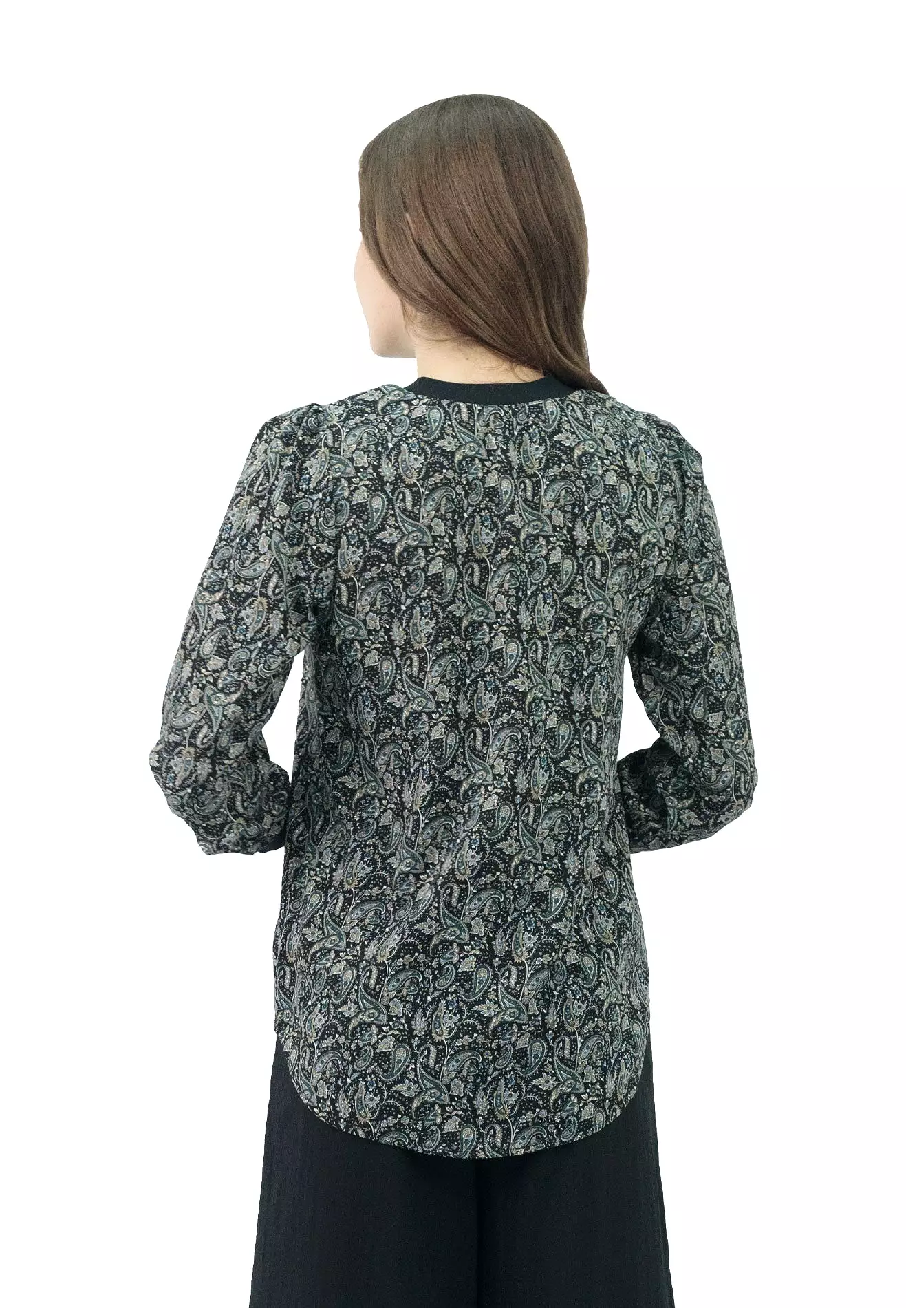 DAISY Modern Paisley Printed Blouse by VOIR