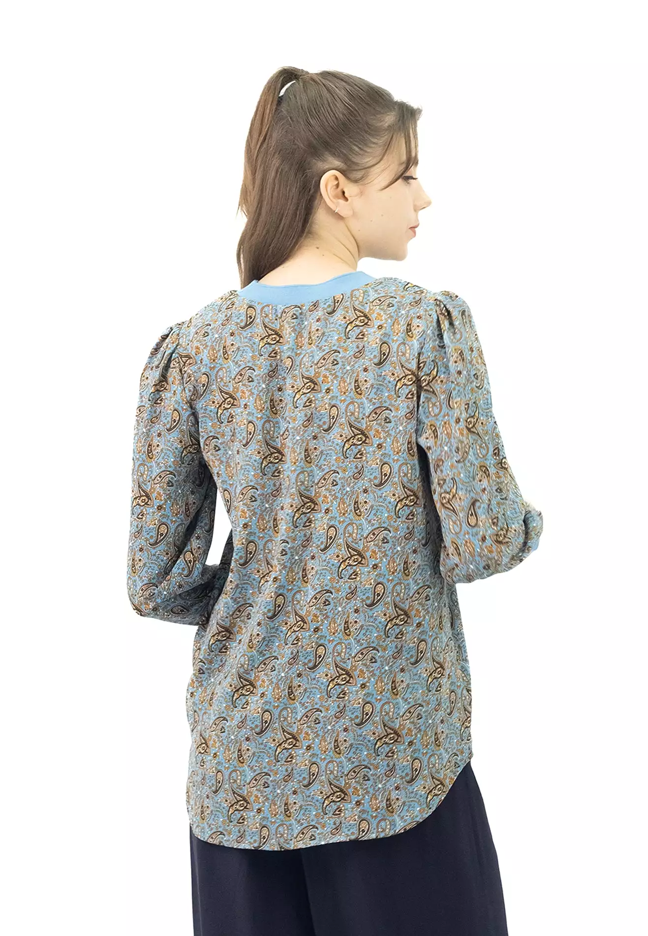 DAISY Modern Paisley Printed Blouse by VOIR