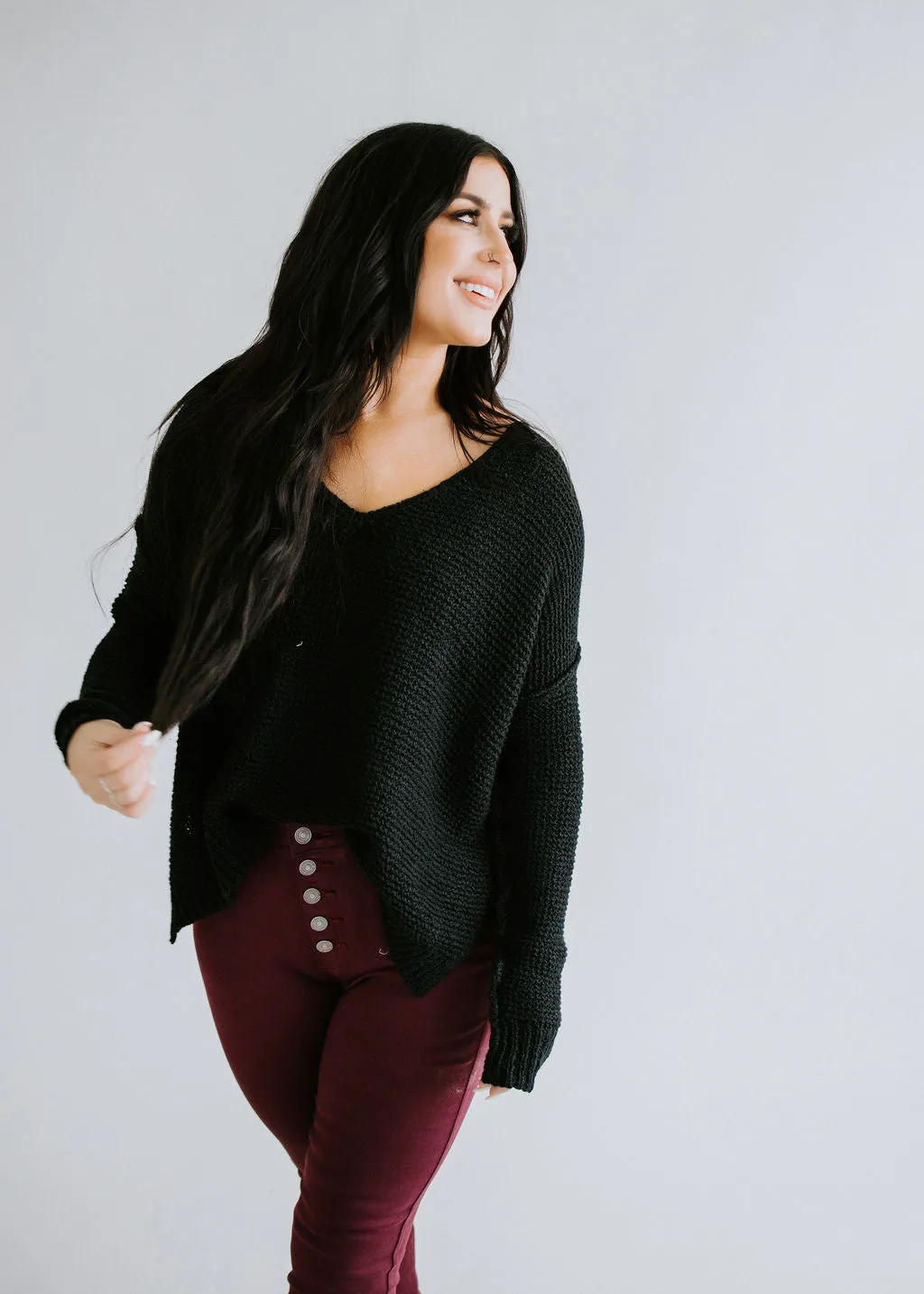 Devon V-Neck Sweater - FINAL SALE