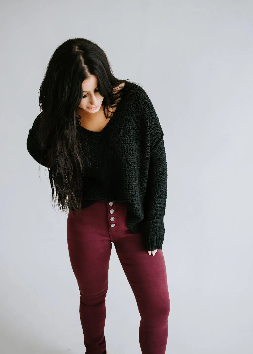 Devon V-Neck Sweater - FINAL SALE