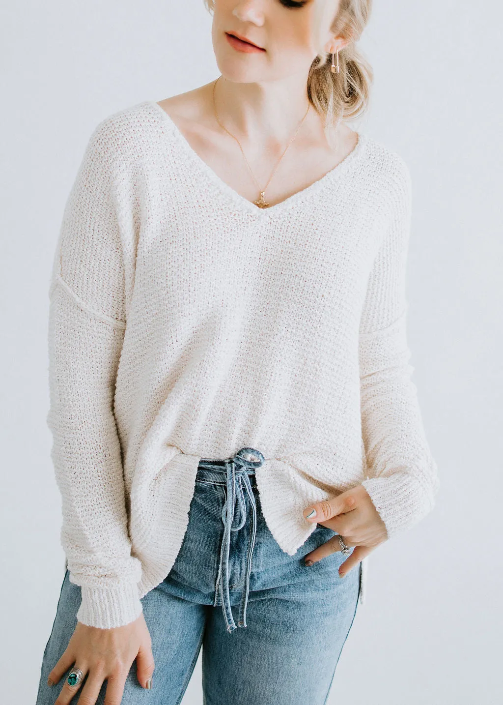 Devon V-Neck Sweater - FINAL SALE