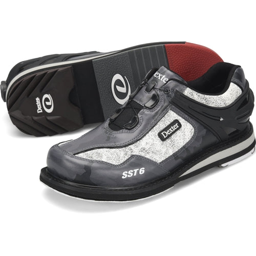 Dexter Bowling Shoes SST 6 Hybrid BOA - Right Hand Grey Camo/Multi