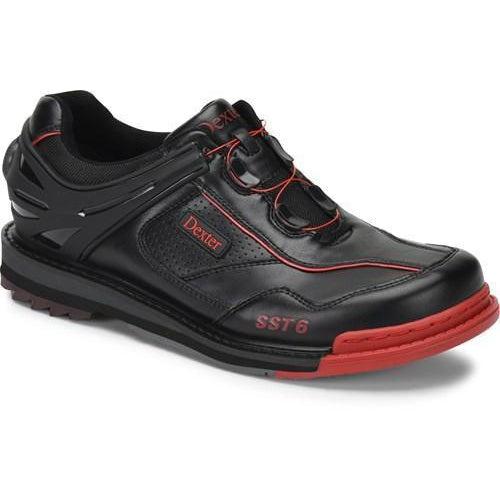 Dexter Men's SST 6 Hybrid BOA Wide Bowling Shoes Black/Red