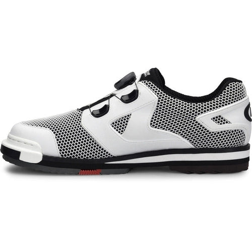 Dexter Men's Black/White Bowling Shoes - SST 8 Power Frame with BOA System, Wide Fit